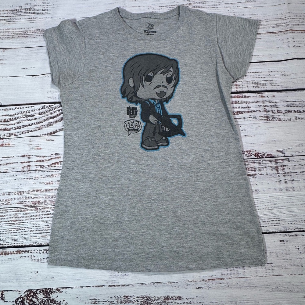 Funko Pop The Walking Dead Daryl Dixon Gray T-Shirt